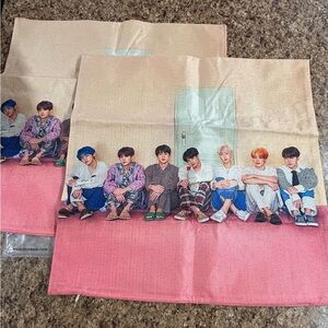 BTS cushion pillow case NEW Set of 2
